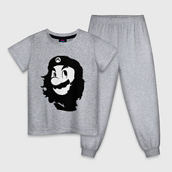 Пижама хлопковая детская Che Mario, цвет: меланж