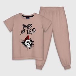 Детская пижама Punks not dead
