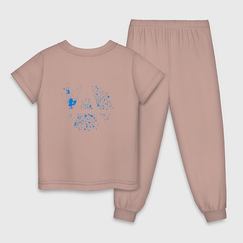 Детская пижама Абсурд / Пыльно-розовый – фото 2