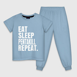 Детская пижама EAT SLEEP PENTAKILL REPEAT