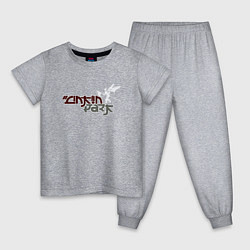 Пижама хлопковая детская Linkin Park 2021, цвет: меланж