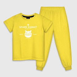 Пижама хлопковая детская Genshin Impact - Klee, цвет: желтый