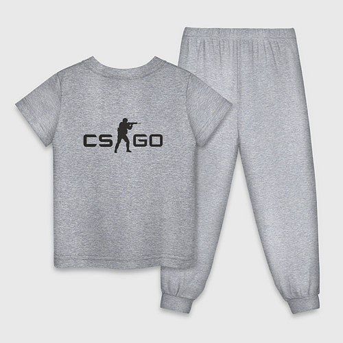 Детская пижама CS GO спина Z / Меланж – фото 2
