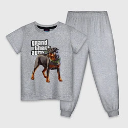 Детская пижама ЧОП - ротвейлер из GTA 5