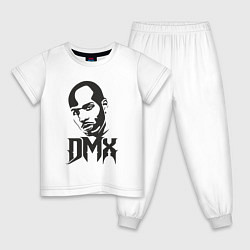 Пижама хлопковая детская DMX - Легенда, цвет: белый