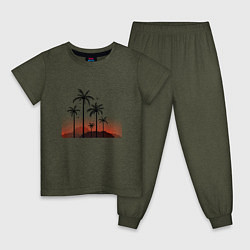 Детская пижама Palm tree