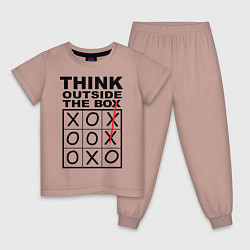 Детская пижама THINK OUTSIDE THE BOX