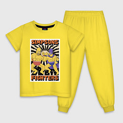 Детская пижама Simpsons fighters