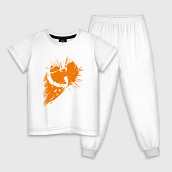 Пижама хлопковая детская Wu-Tang, цвет: белый