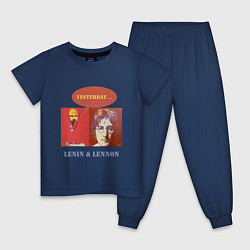 Детская пижама Ленин и Леннон