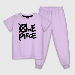 Детская пижама One Piece Большой куш лого