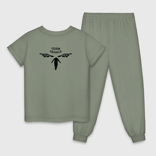 Детская пижама TEAM VALHALLA ВАЛЬХАЛЛА / Авокадо – фото 2