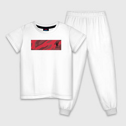 Пижама хлопковая детская Liverpool Red Camo New 202223, цвет: белый