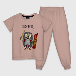 Детская пижама Ёжик Бунд