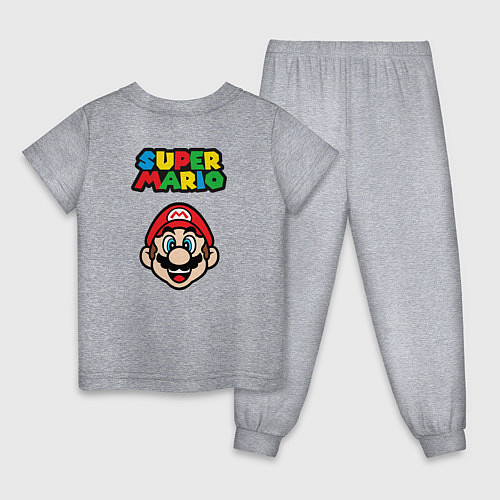 Детская пижама Mario Bu / Меланж – фото 2