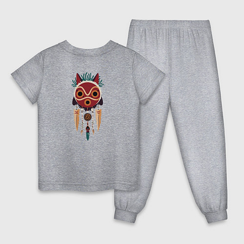 Детская пижама Princеss mononoke / Меланж – фото 2
