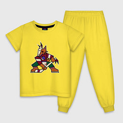 Детская пижама Аризона Койотис логотип