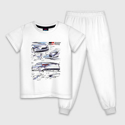 Детская пижама Toyota Gazoo Racing sketch