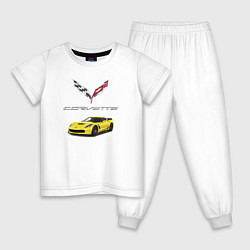 Детская пижама Chevrolet Corvette motorsport