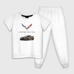 Детская пижама Chevrolet Corvette - Motorsport racing team
