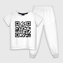 Детская пижама Хочу в тайгу - QR code