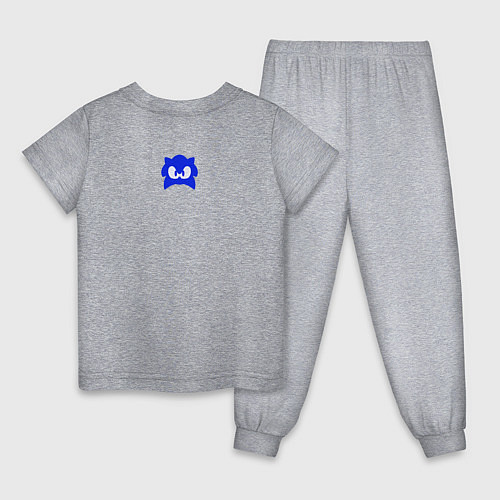 Детская пижама Sonic Adventure Sonic / Меланж – фото 2