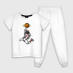 Детская пижама Космический баскетболист