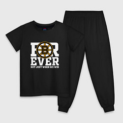 Детская пижама FOREVER NOT JUST WHEN WE WIN, Boston Bruins, Босто