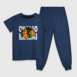 Детская пижама Чикаго Блэкхокс, Chicago Blackhawks