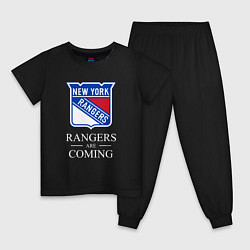 Детская пижама Rangers are coming, Нью Йорк Рейнджерс, New York R