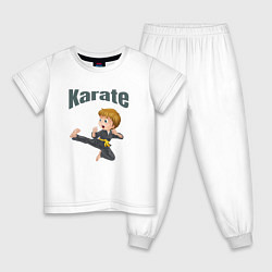 Детская пижама Карате , дизайн футболки для детей