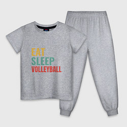 Детская пижама Eat - Sleep - Volleyball