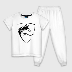 Детская пижама Wolf Emblem Jaw
