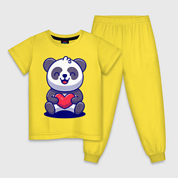 Детская пижама Панда с сердцем!