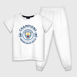 Детская пижама Manchester City Champions 20212022