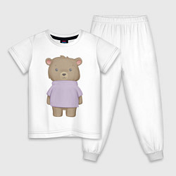 Детская пижама Милый Медвежонок В Кофте