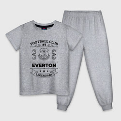 Детская пижама Everton: Football Club Number 1 Legendary