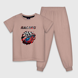 Детская пижама Racing car