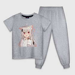 Детская пижама Неко кошка-девочка