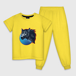 Детская пижама Морда ночного волка