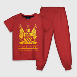 Детская пижама Manchester City gold