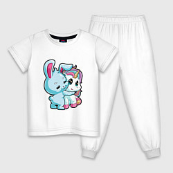 Детская пижама Кролик и единорог