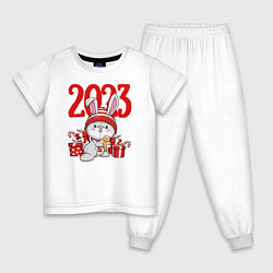 Детская пижама Зайка в подарках 2023