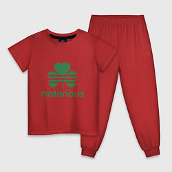 Пижама хлопковая детская Notorious - Ireland, цвет: красный