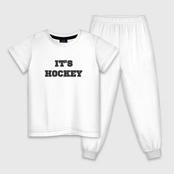 Детская пижама Its hockey
