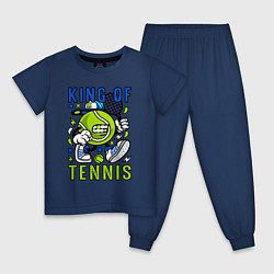 Детская пижама Король тенниса мяч с ракеткой