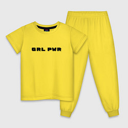 Детская пижама GRL PWR арт