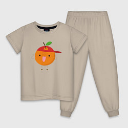 Детская пижама Крутой персик