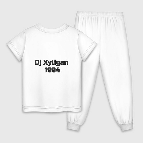 Детская пижама Dj Xyligan / Белый – фото 2