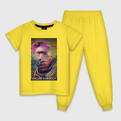 Детская пижама Vincent Van Gogh - автопортрет - нейросеть